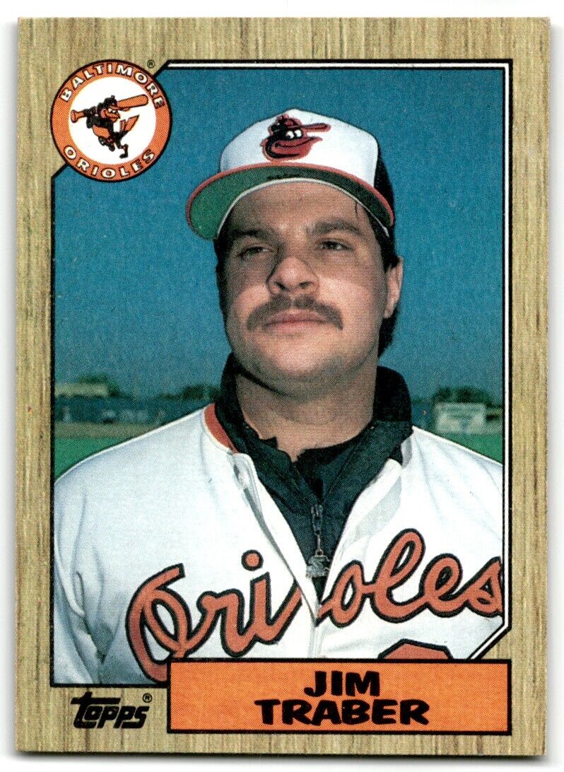 1987 Topps Jim Traber Baltimore Orioles #484