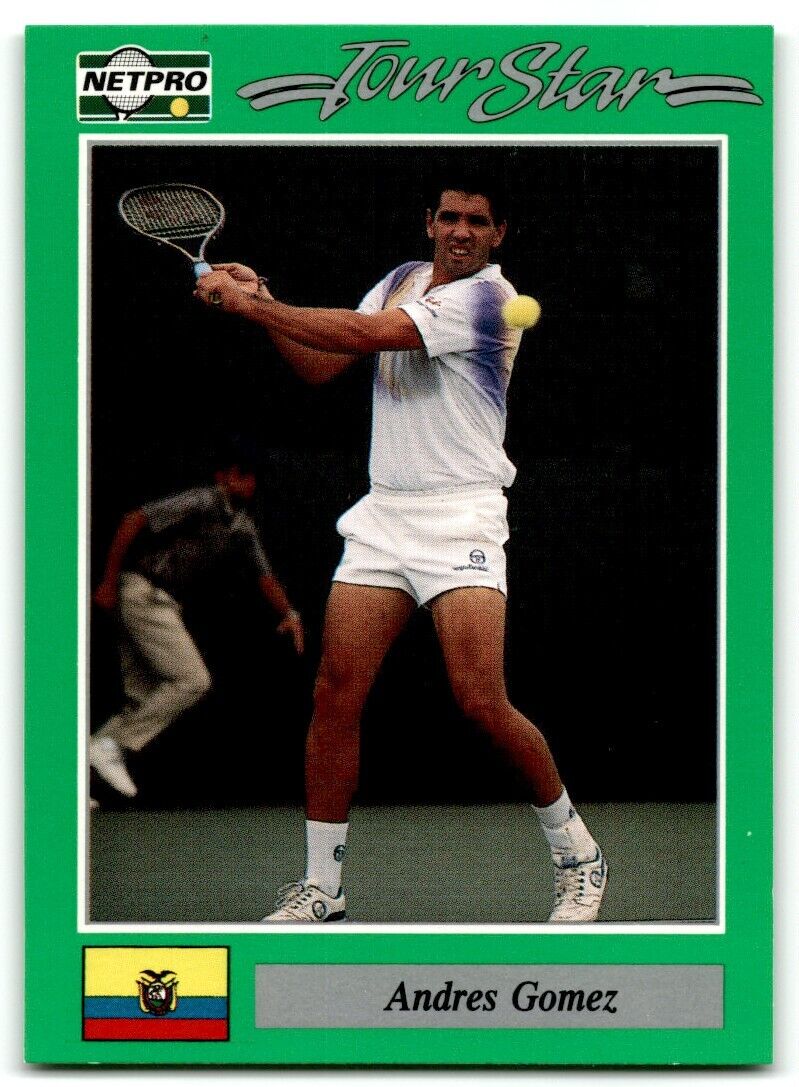 1991 Protennis player Cards Netpro Tour Star Andres Gomez #45