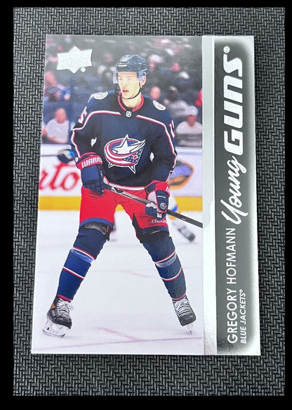 2021-22 Upper Deck Gregory Hofmann Rookie Columbus Blue Jackets #486