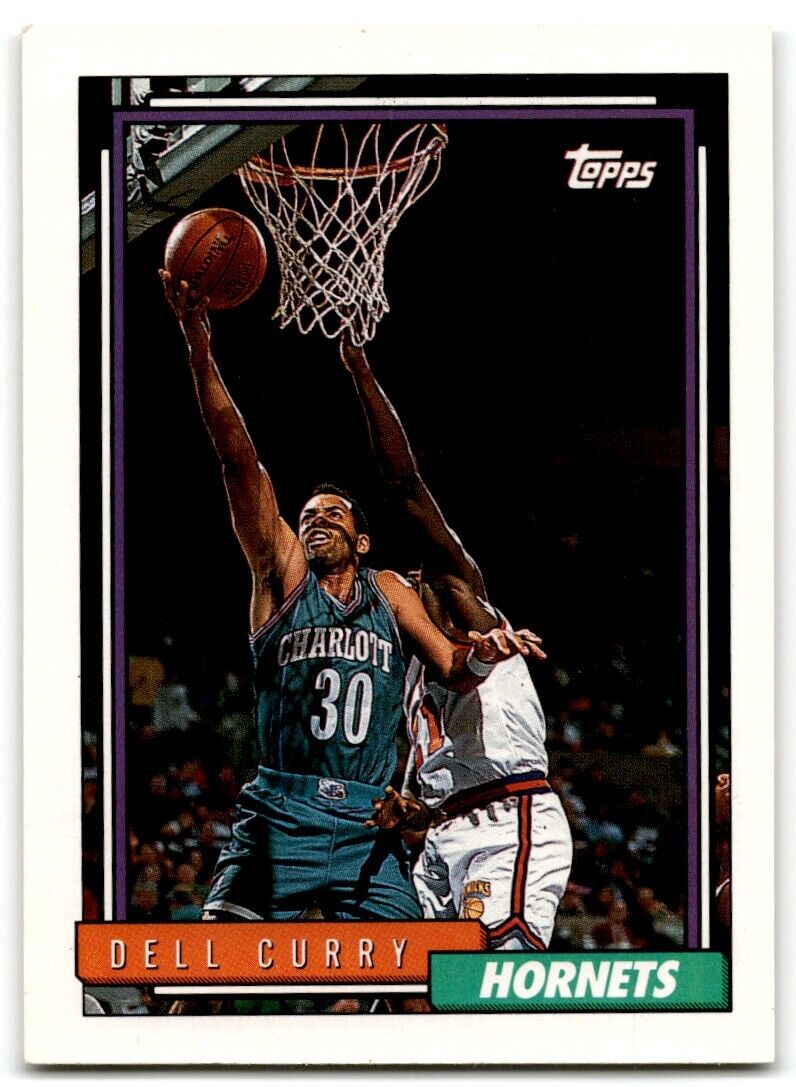 1992-93 Topps Dell Curry Charlotte Hornets #242