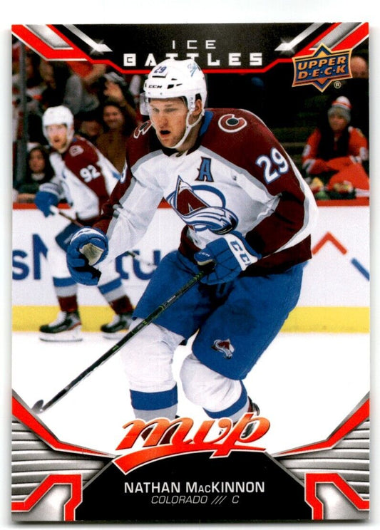 2022-23 Upper Deck MVP Ice Battles Nathan MacKinnon Colorado Avalanche #216