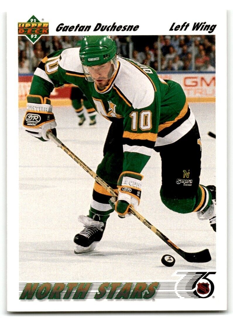 1991-92 Upper Deck Gaetan Duchesne Minnesota North Stars #207