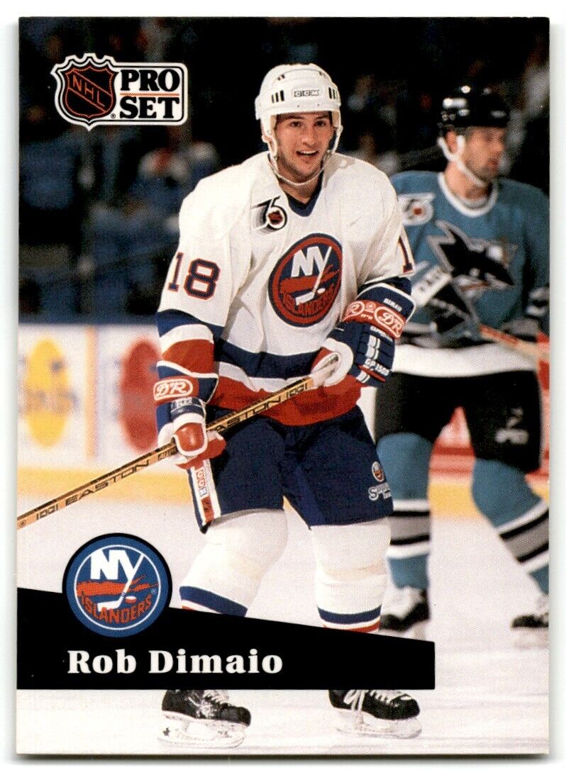 1991-92 Pro Set Rob DiMaio New York Islanders #430