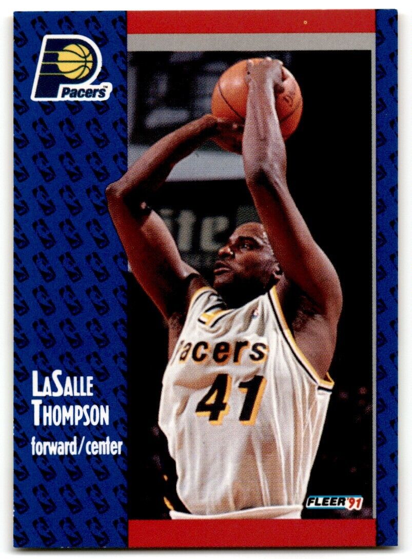 1991-92 Fleer LaSalle Thompson Indiana Pacers #87