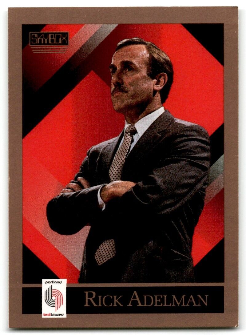 1990-91 SkyBox Rick Adelman Portland Trail Blazers #322