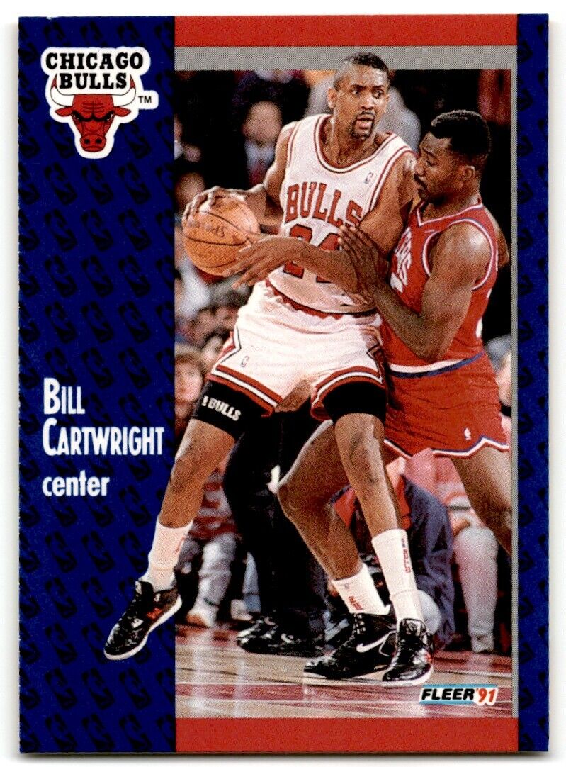 1991-92 Fleer Bill Cartwright Chicago Bulls #26