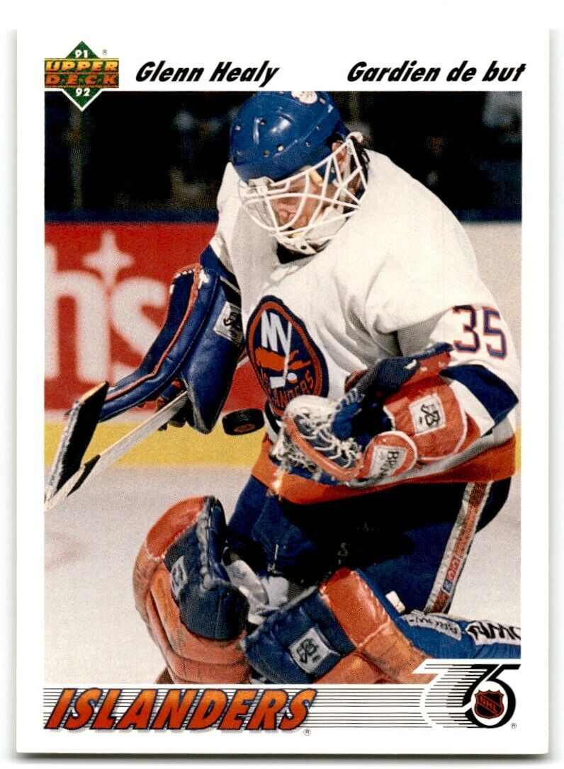 1991-92 Upper Deck French Glenn Healy New York Islanders #224