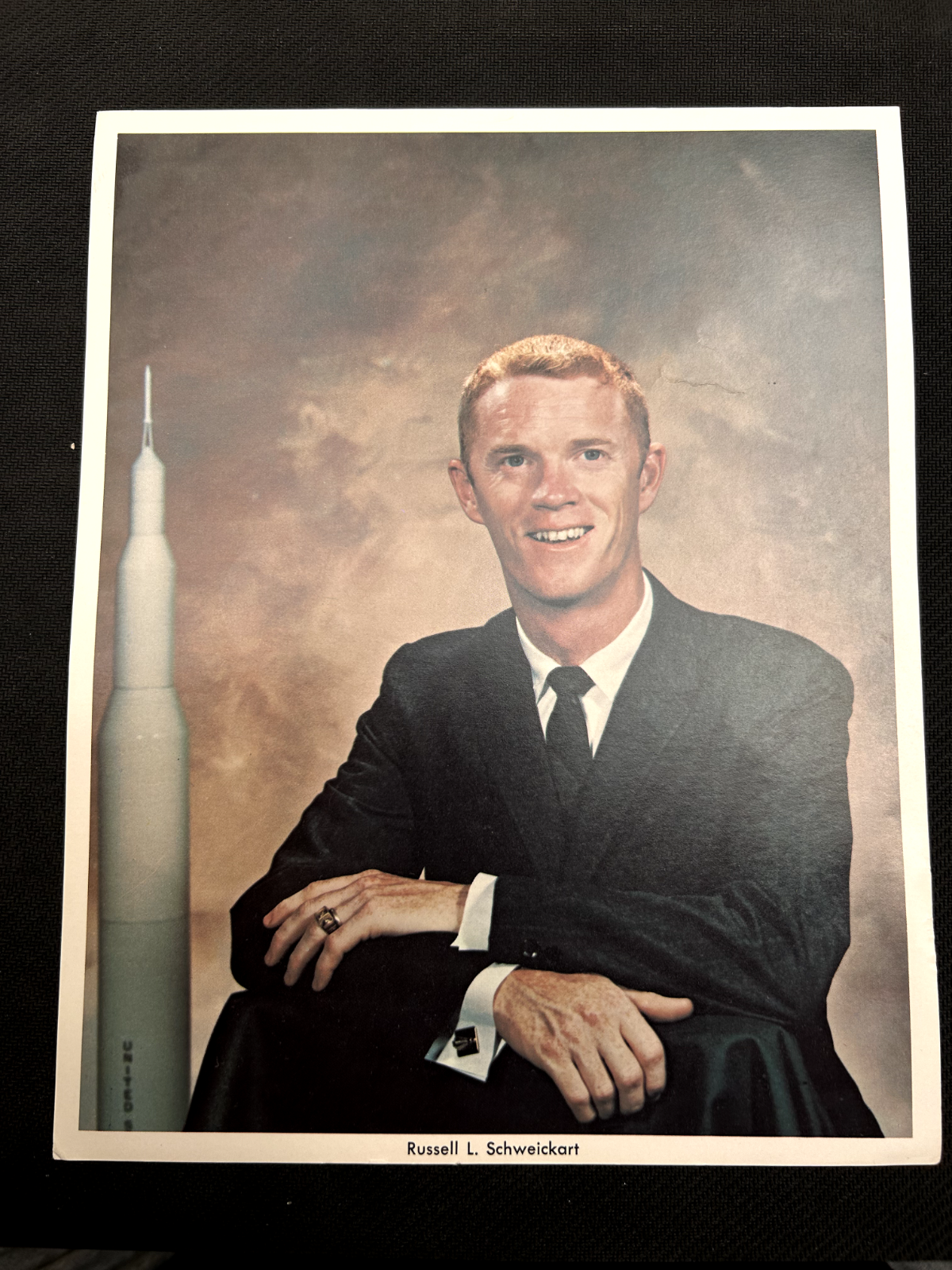 NASA Apollo astronaut litho Rusty Schweickart 8X10 portrait photo