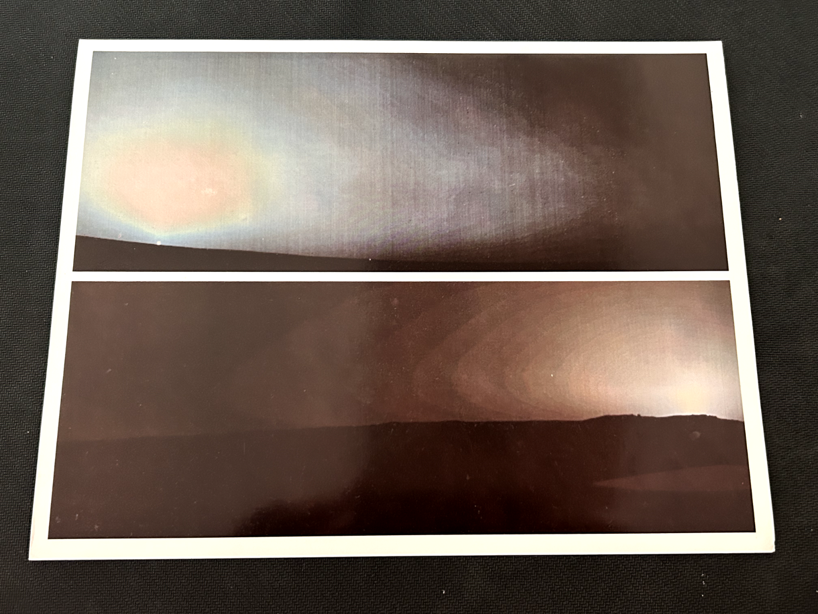 NASA Jet Propulsion Laboratory - Viking 1 and 2 Mars sunrise - sunset litho