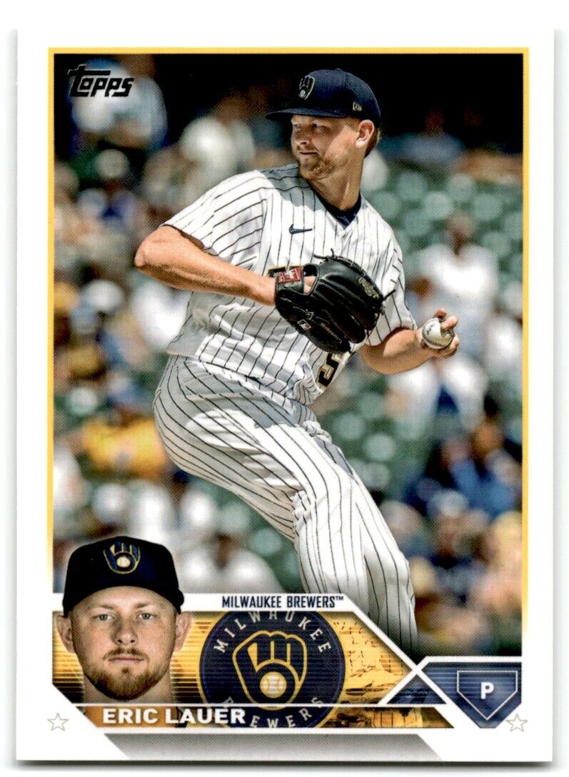 2023 Topps Eric Lauer Milwaukee Brewers #109