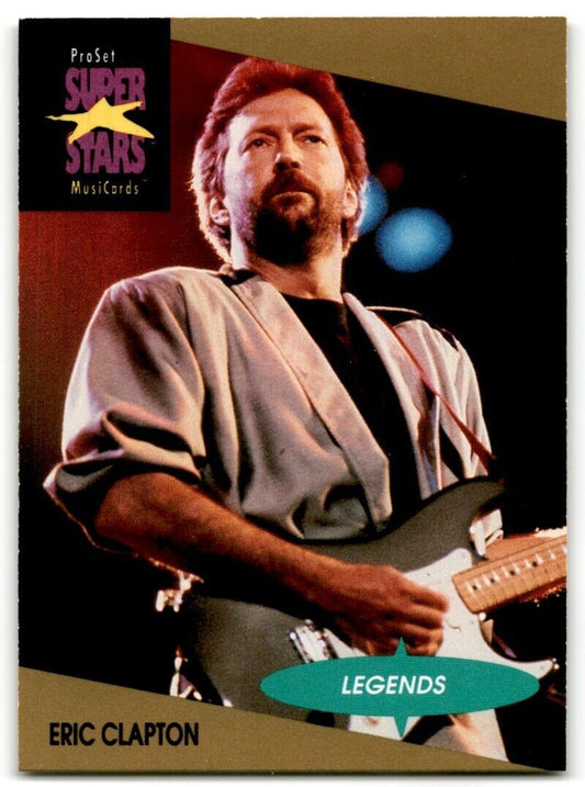 1991-92 ProSet Super Stars MusiCard Eric Clapton #3