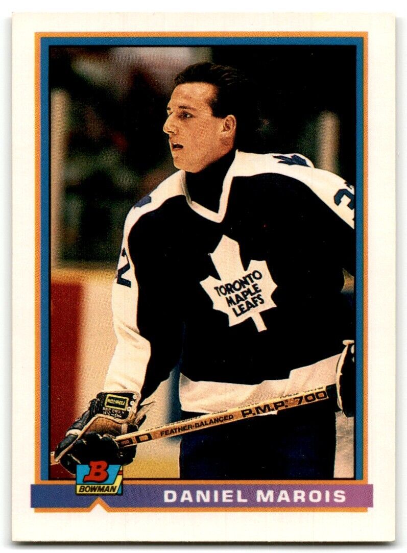 1991-92 Bowman Daniel Marois Toronto Maple Leafs #165