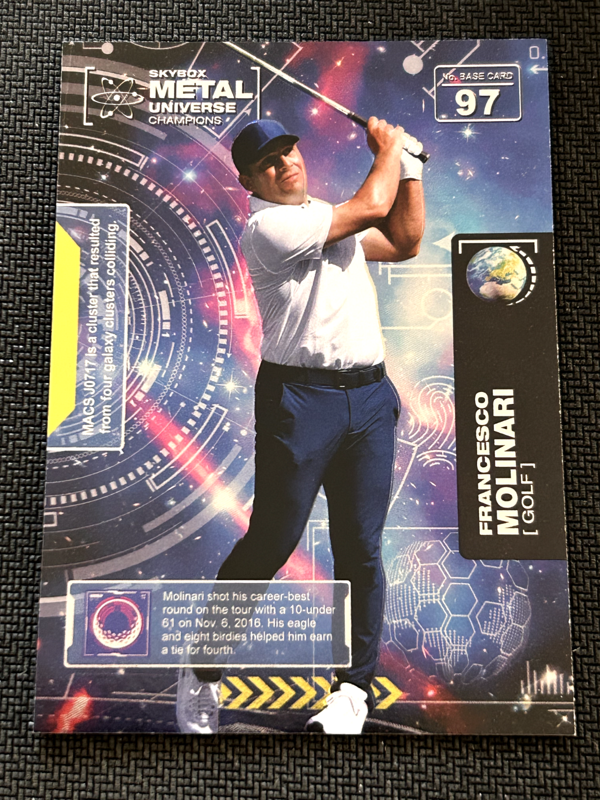 Francesco Molinari 2021 Skybox Metal Universe Champions #97