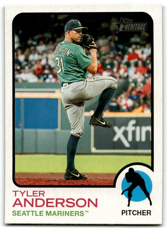 2022 Topps Heritage Tyler Anderson Seattle Mariners #369