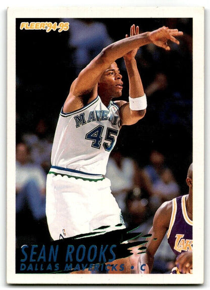 1994-95 Fleer Sean Rooks Dallas Mavericks #54