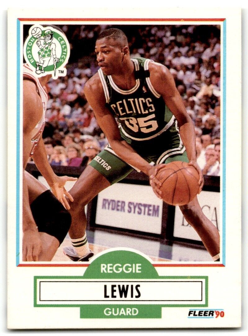 1990-91 Fleer Reggie Lewis Boston Celtics #11