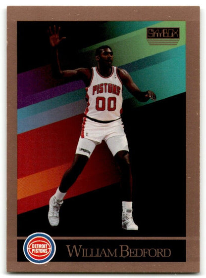 1990-91 SkyBox William Bedford Rookie Detroit Pistons #83