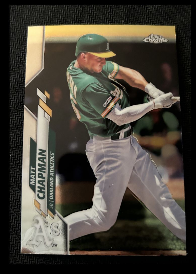 2020 Topps Chrome Matt Chapman Oakland Athletics #193