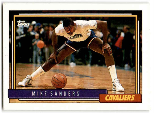 1992-93 Topps Mike Sanders Cleveland Cavaliers #239