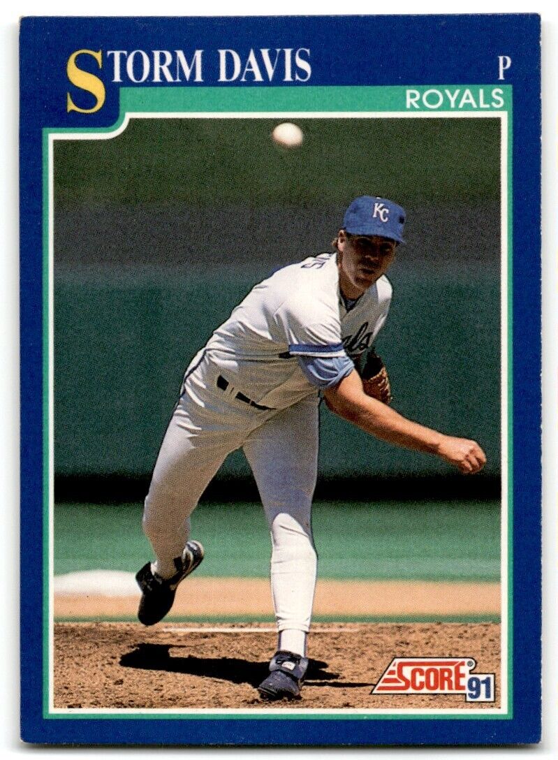 1991 Score Storm Davis Kansas City Royals #511