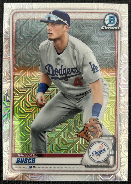 2020 Bowman Chrome Prospects Michael Busch Los Angeles Dodgers #BCP-152