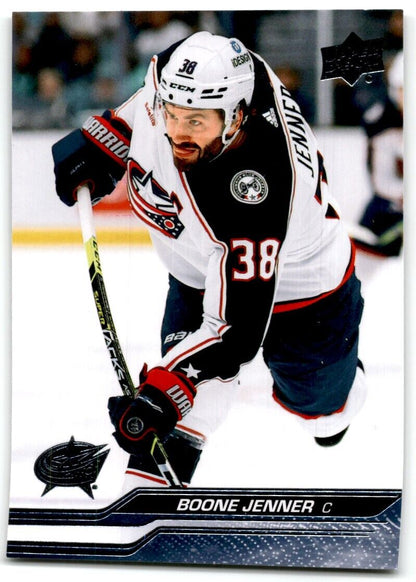 2023-24 Upper Deck Boone Jenner Columbus Blue Jackets #299