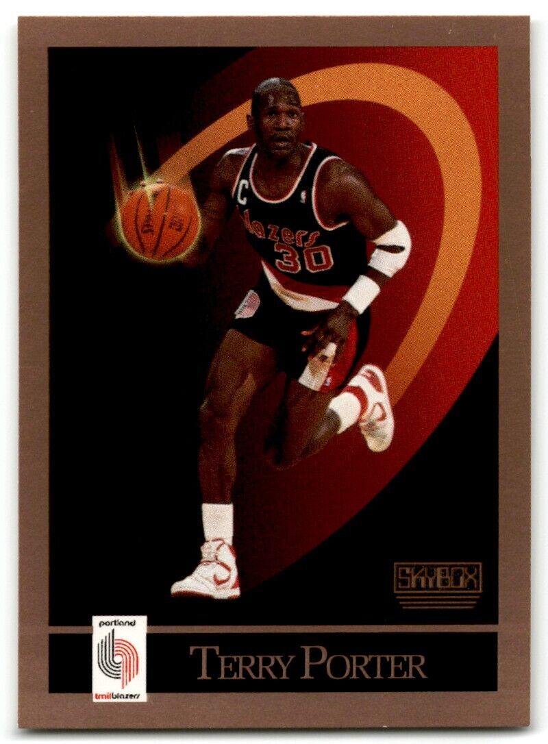 1990-91 SkyBox Terry Porter Portland Trail Blazers #238