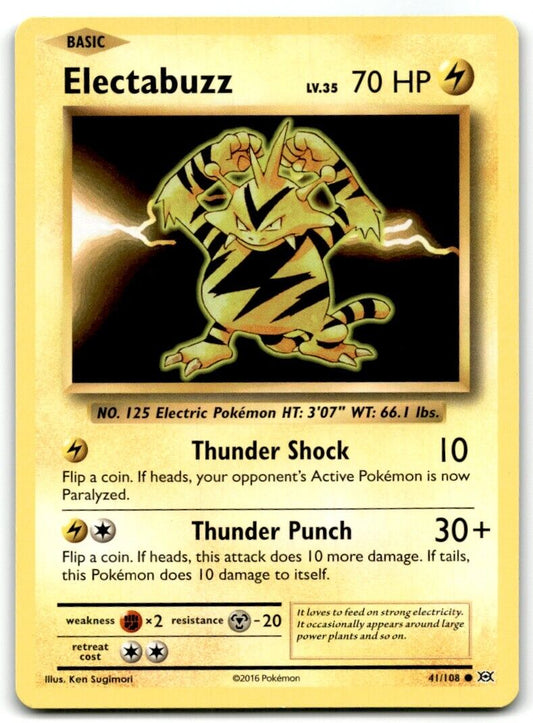 2016 XY - Evolutions Electabuzz Basic/Common #41