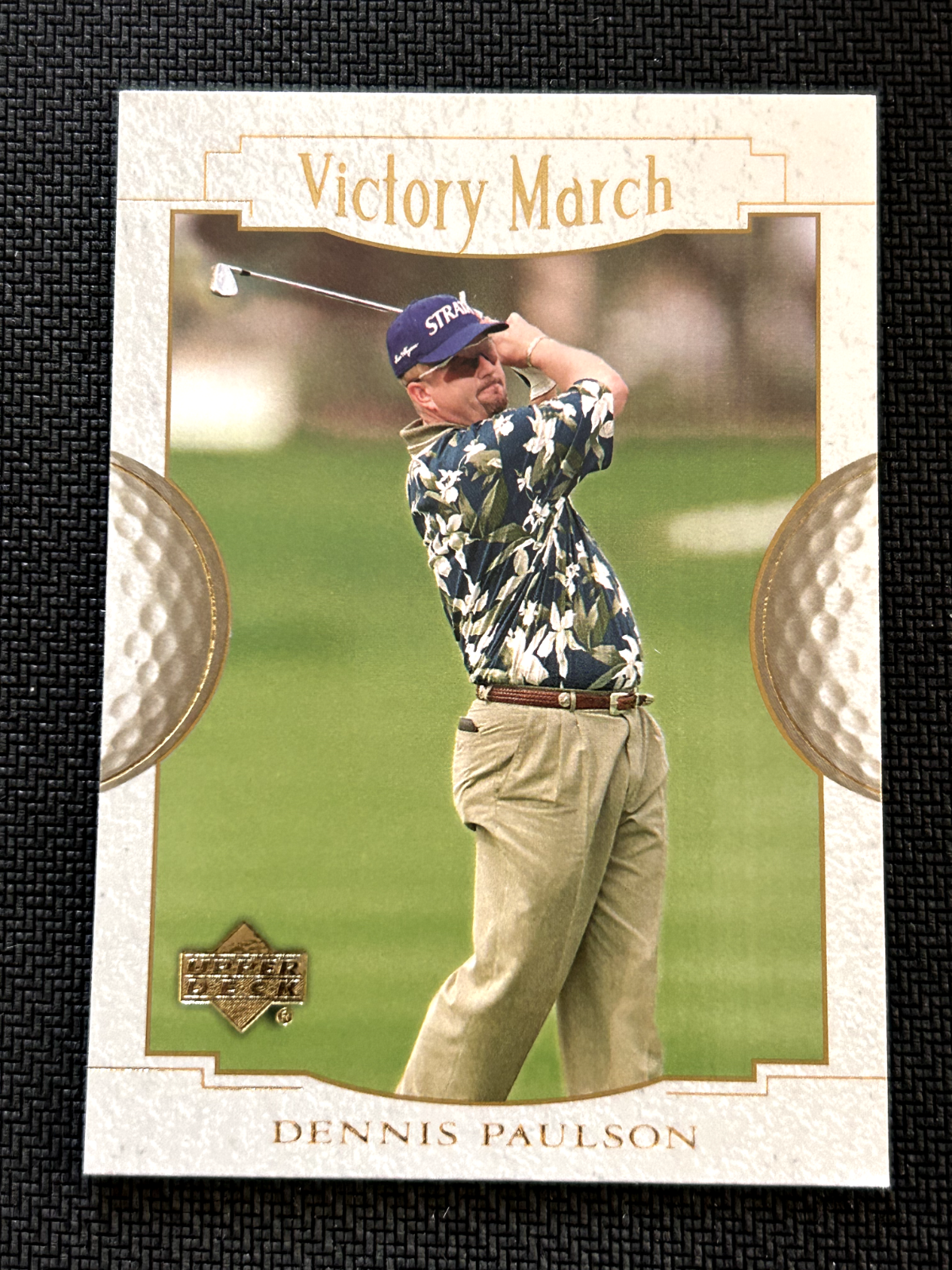 2001 Upper Deck Golf Trading Cards #143 Dennis Paulson Victory March