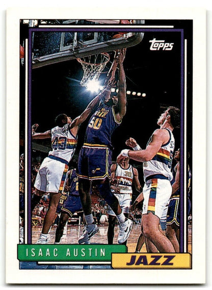 1992-93 Topps Isaac Austin Utah Jazz #313