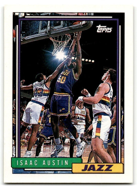 1992-93 Topps Isaac Austin Utah Jazz #313