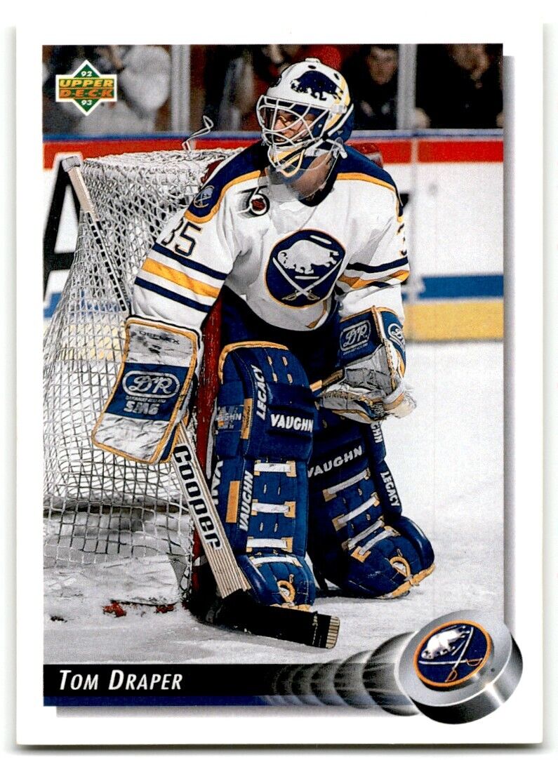 1992-93 Upper Deck Tom Draper Buffalo Sabres #201