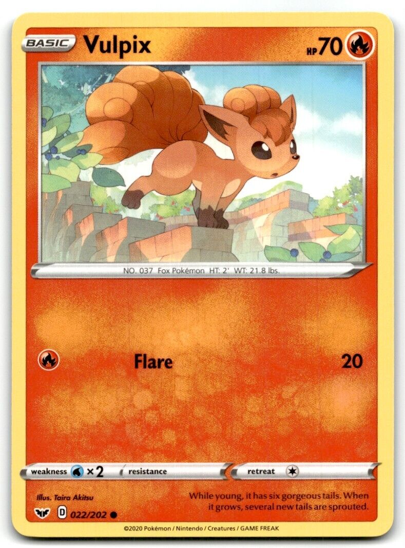 2020 Sword & Shield Vulpix Basic/Common #22