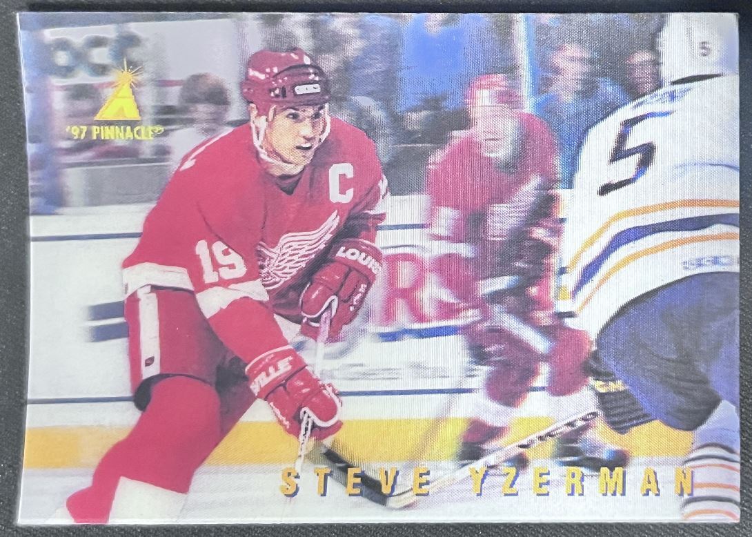 1996-97 Pinnacle McDonald's 3D Ice Breakers Steve Yzerman Detroit Red Wings