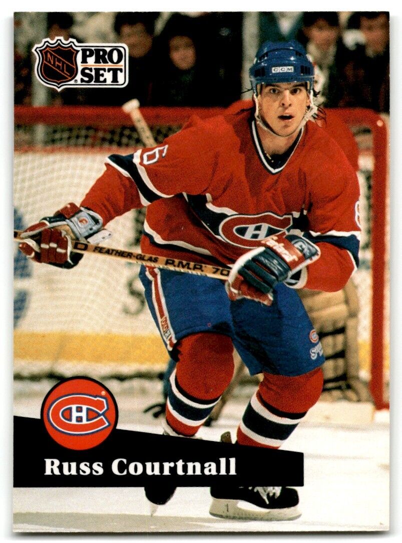 1991-92 Pro Set Russ Courtnall Montreal Canadiens #126