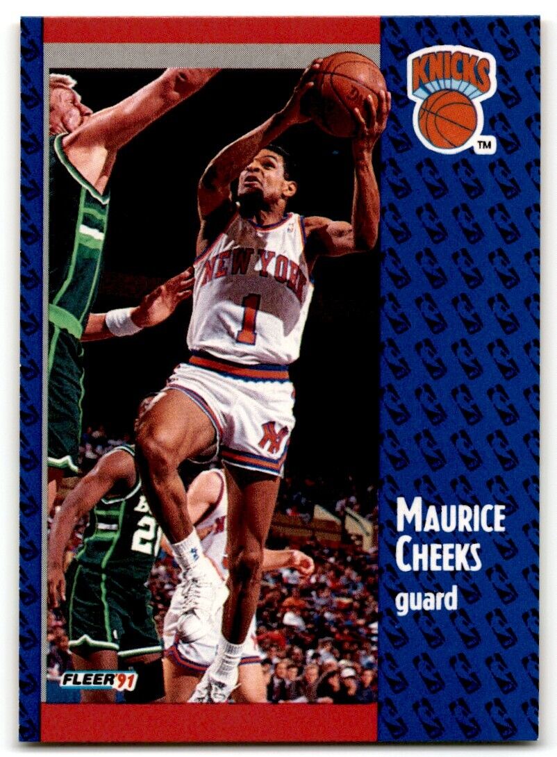 1991-92 Fleer Maurice Cheeks New York Knicks #135