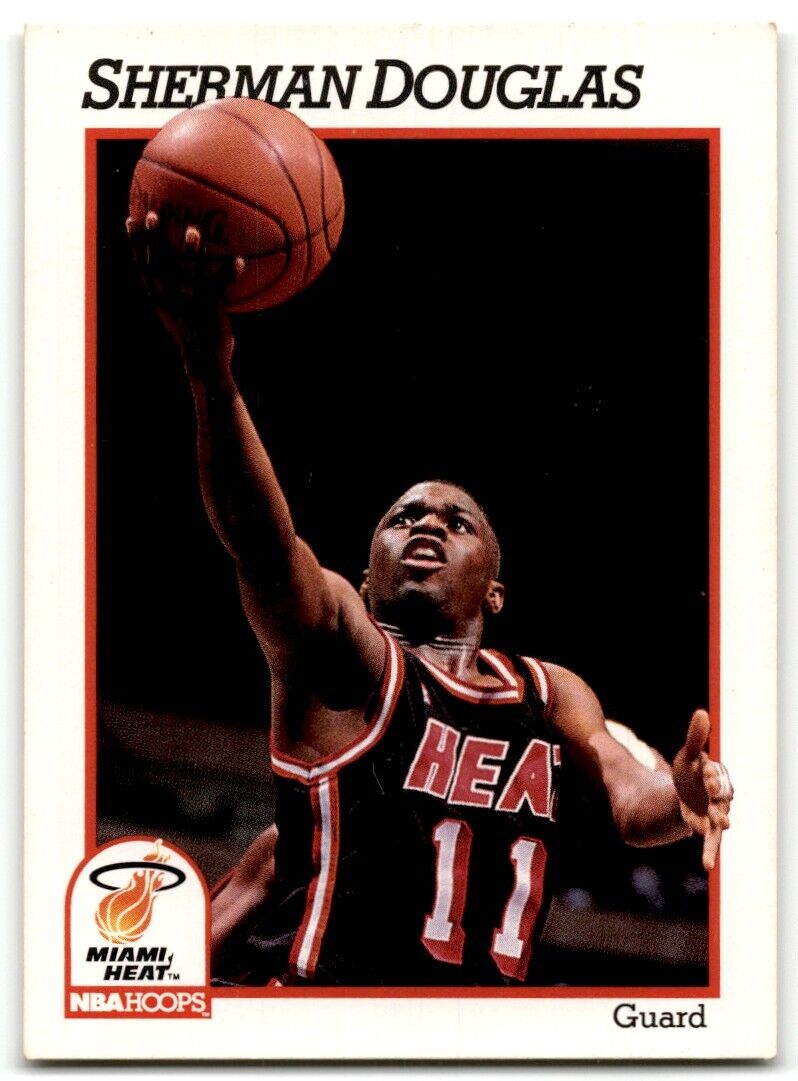 1991-92 Hoops Sherman Douglas Miami Heat #110