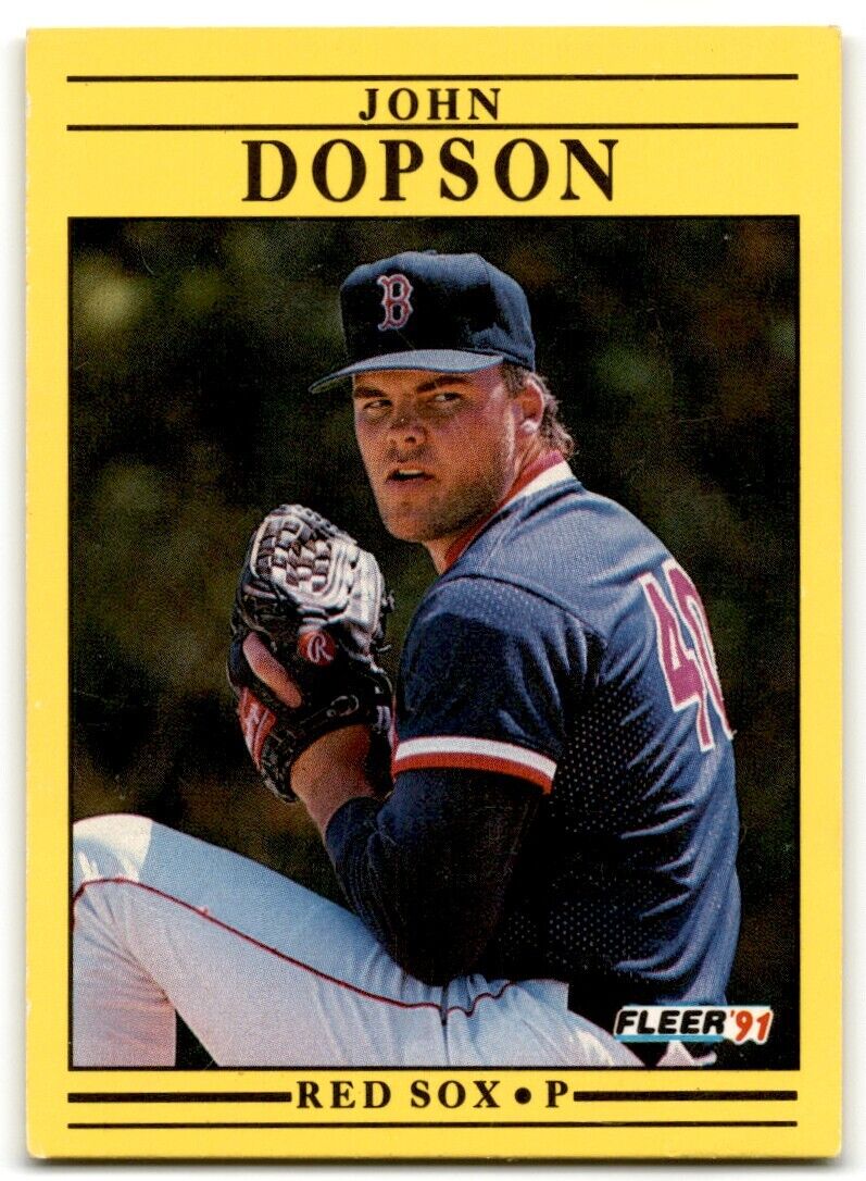 1991 Fleer John Dopson Boston Red Sox #92