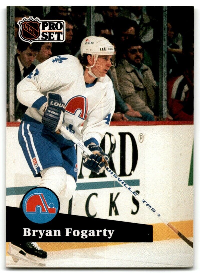 1991-92 Pro Set Bryan Fogarty Quebec Nordiques #200