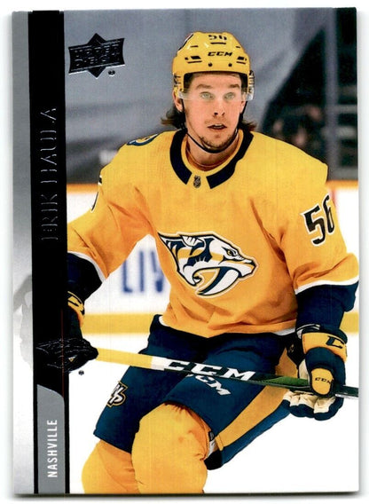 2020-21 Upper Deck Erik Haula Nashville Predators #578