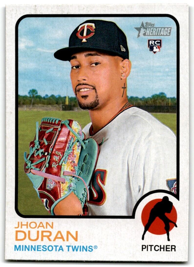 2022 Topps Heritage High Number Jhoan Duran Rookie Minnesota Twins #693