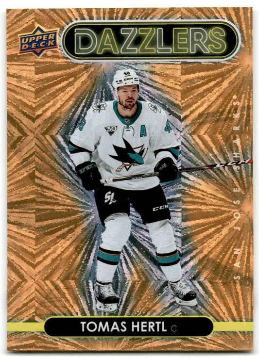 2021-22 Upper Deck Dazzlers Tomas Hertl San Jose Sharks #DZ-37