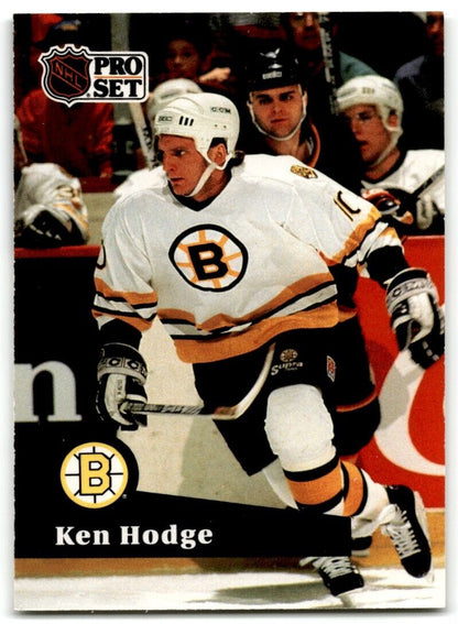 1991-92 Pro Set Ken Hodge Boston Bruins #3