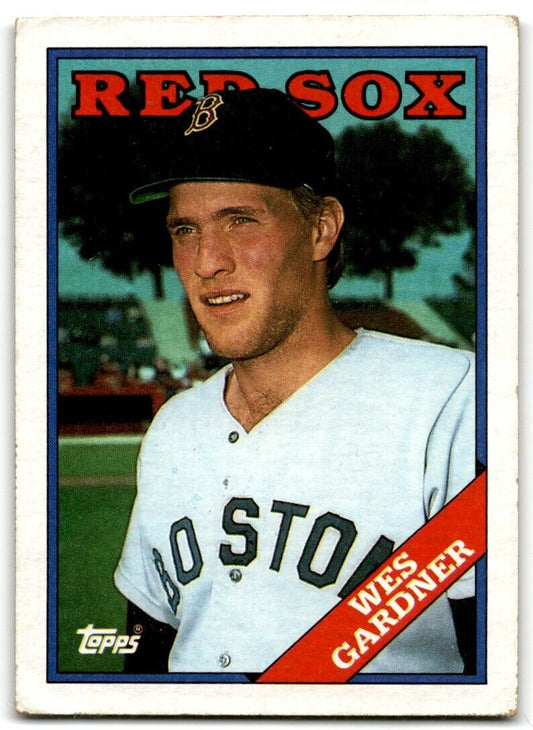 1988 Topps Wes Gardner Rookie Boston Red Sox #189