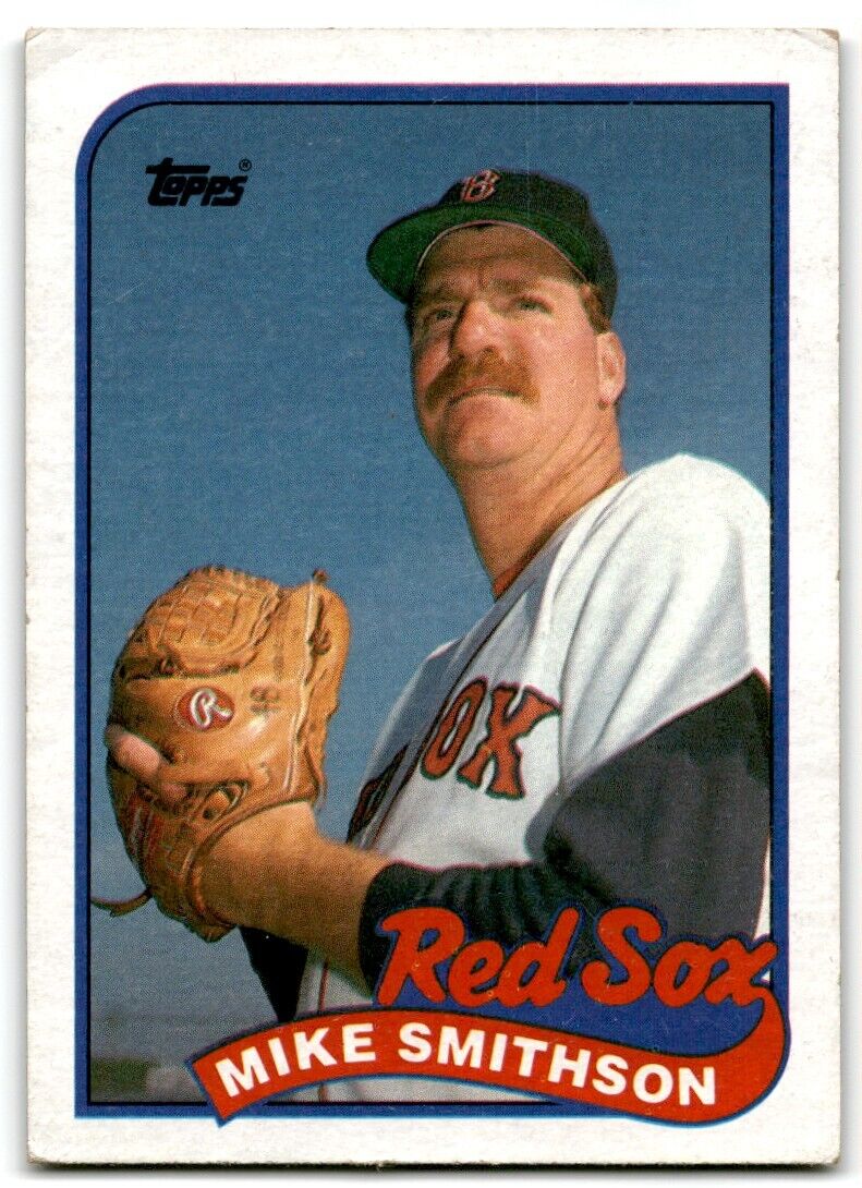 1989 Topps Mike Smithson Boston Red Sox #377