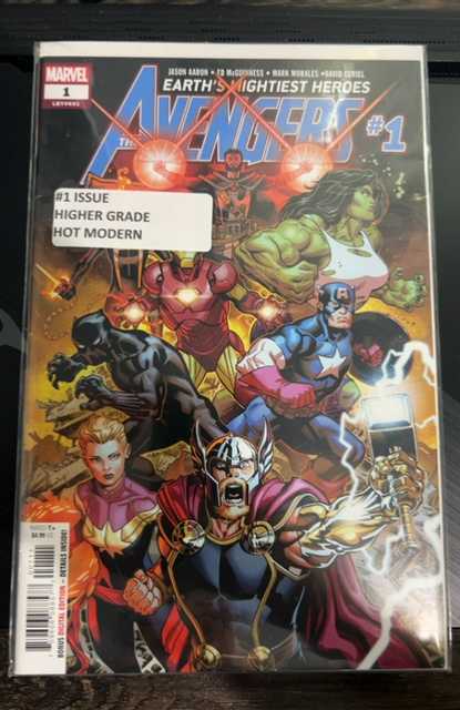 Avengers #1 (2018) Cameo Appearance of the Dark Celestials Team Marvel Comics