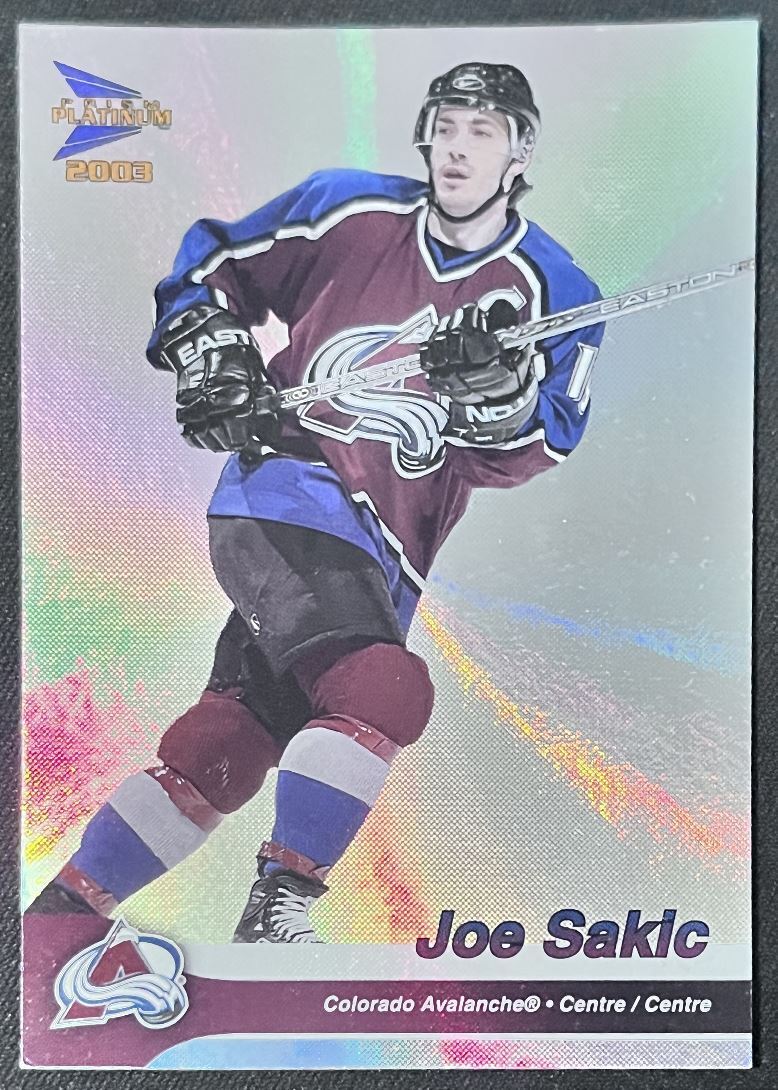 2002-03 Pacific McDonald's Joe Sakic Colorado Avalanche #10