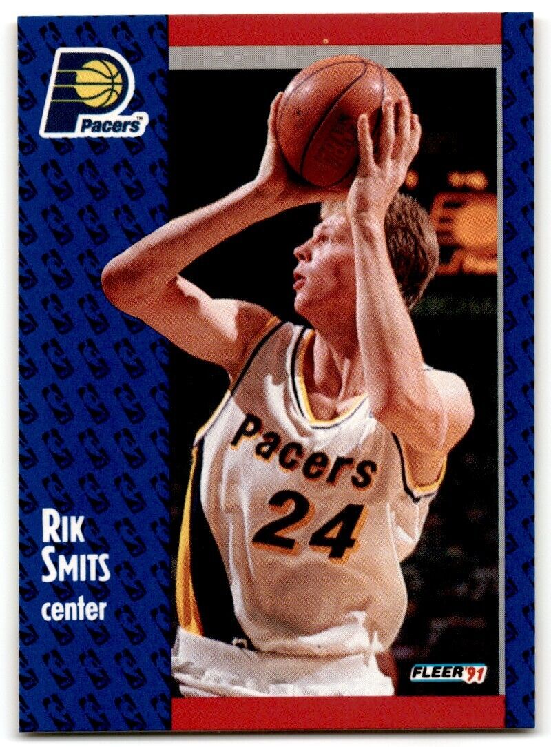 1991-92 Fleer Rik Smits Indiana Pacers #86