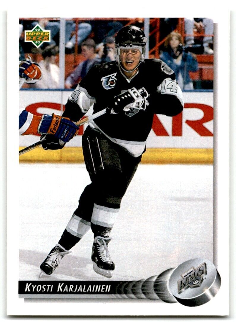 1992-93 Upper Deck Kyosti Karjalainen Los Angeles Kings #111