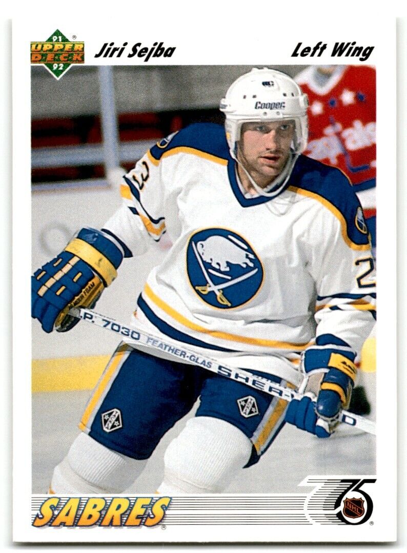 1991-92 Upper Deck Jiri Sejba Rookie Buffalo Sabres #362